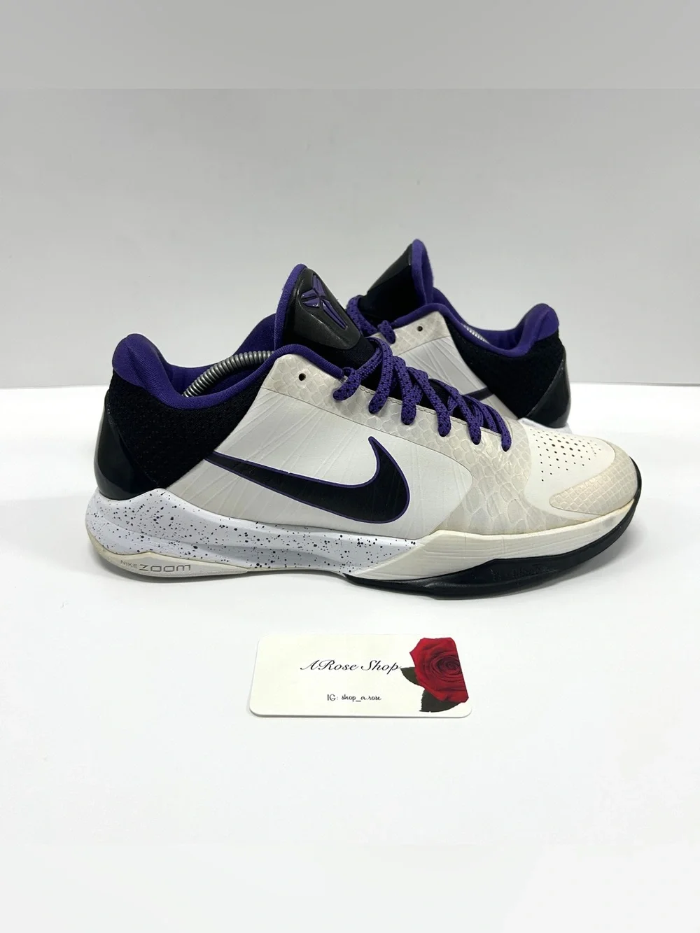 Nike Zoom Kobe 5 ‘Inline’ (386429 101) Shoes Size: 10 M